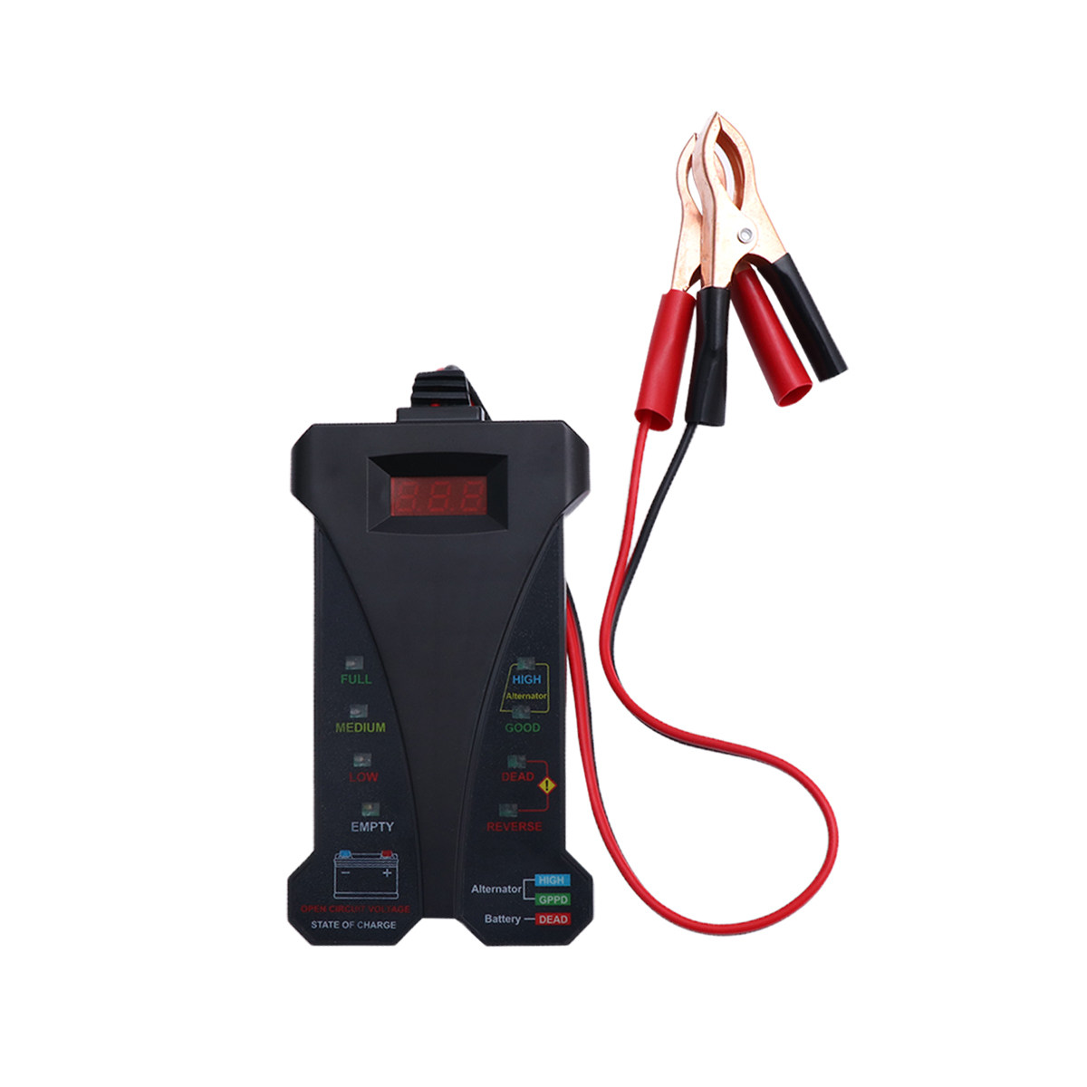 Battery Load Tester - Digital Vehicle Battery Tester Safety Reverse