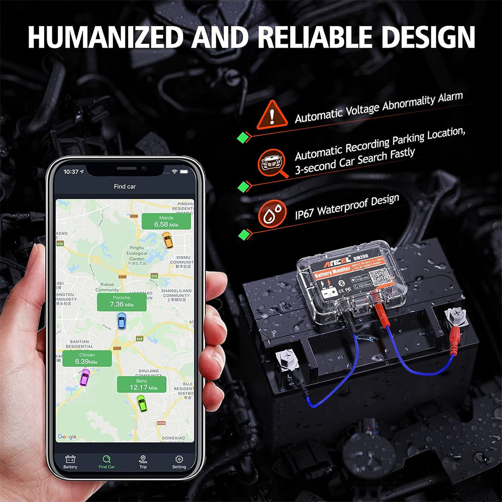 12V Car Battery Tester Bluetoo - Battery Load Tester review and price