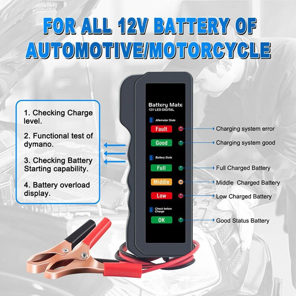 Mini 12V Car Battery Tester -  - Battery Load Tester review and price