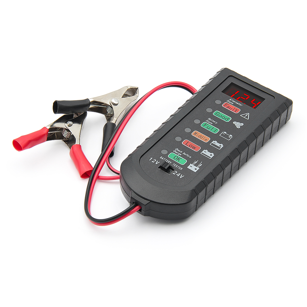 12V 24V Car Battery Tester LED - Battery Load Tester review and price