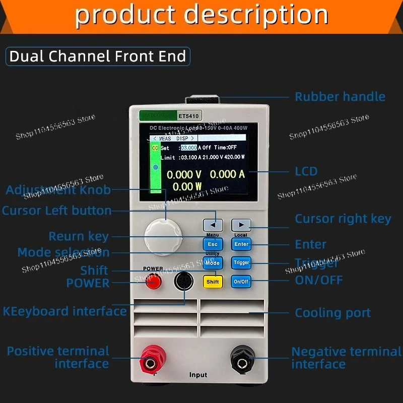 ET5410 400W 150V 40A Load Prof - Battery Load Tester review and price